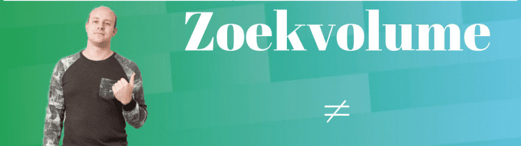 Zoekvolume en klikken