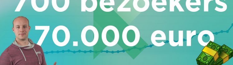 Online B2B Marketing - paar honderd bezoekers is paar duizend euro omzet