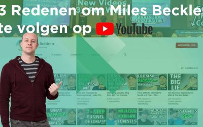 3 +3 Redenen om Miles Beckler te Volgen Via YouTube