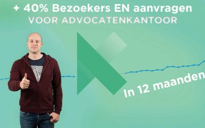 +40% Bezoekers en Aanvragen Voor Advocatenkantoor [in 12 Maanden]
