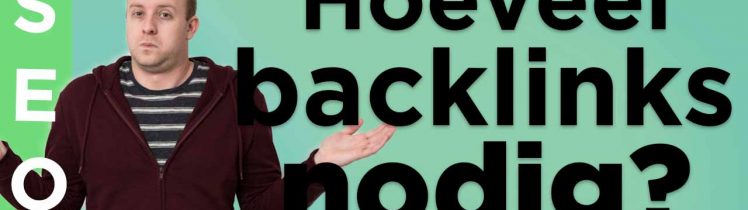 hoeveel backlinks nodig