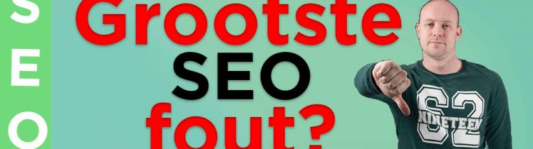 Grootste SEO fout tijdens concurrentieanalyse