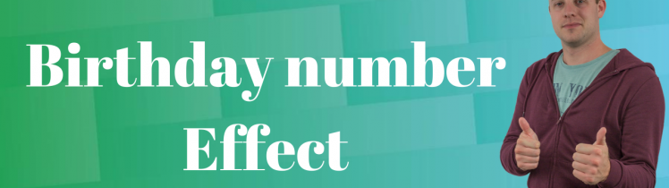 Birthday number effect